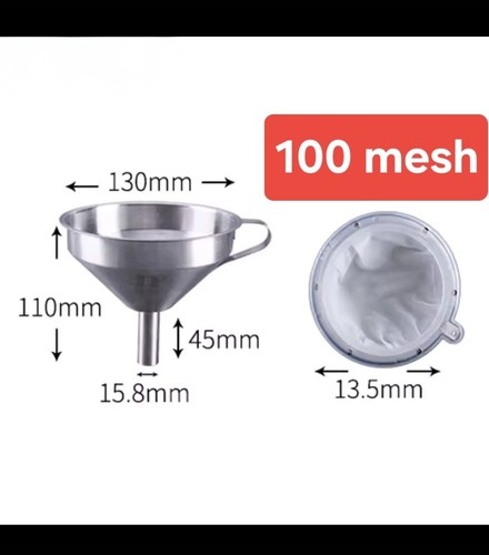 Imbuto 13cm acciaio inox - inox, e