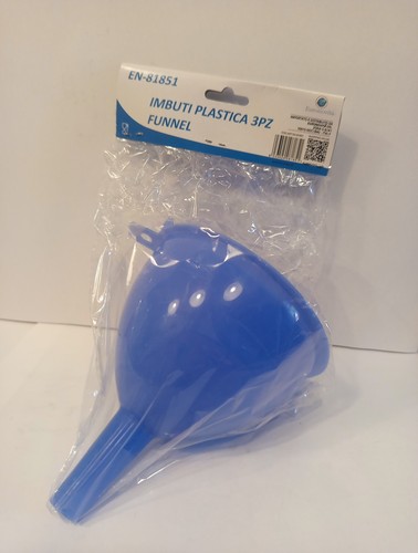 Set imbuti plastica blu - imbuti, in