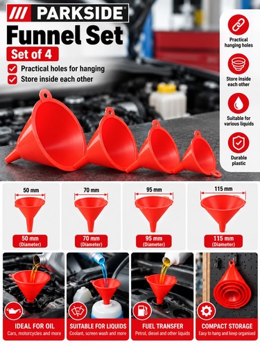 Parkside imbuto set pezzi 50 - 4,